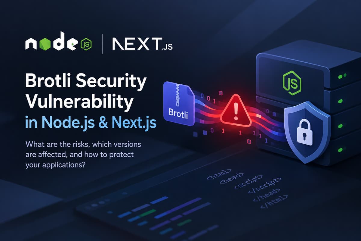 Vulnérabilité critique de Brotli : les applications Node.js et Next.js sont-elles menacées ?