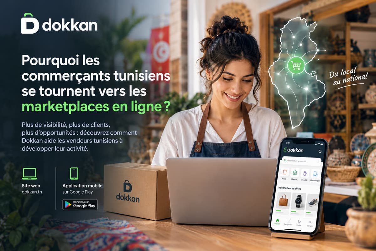 Pourquoi les commerçants tunisiens se tournent vers les marketplaces en ligne
